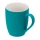Кружка с покрытием soft-touch “Tulip Gum”, бирюзовый 320C