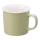 Матовая кружка Nancy 360 мл цветная снаружи, белая внутри, оливковый