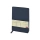 Ежедневник недатированный А5 "Megapolis Nappa Flex", темно-синий navy