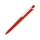 Ручка пластиковая трехгранная шариковая «Lateen», красный/белый