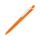 Ручка пластиковая трехгранная шариковая «Lateen», оранжевый/белый