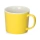 Матовая кружка Nancy 360 мл цветная снаружи, белая внутри, желтый