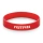 Силиконовый браслет "Forest" 202*12 мм, красный