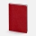 Ежедневник Nebraska Flex, недатированный, красный с серебристым