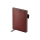 Ежедневник А5 датированный "Boston" 2026, бордовый с серым обрезом