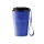 Термокружка KEURY из нержавеющей стали с двойными стенками и ручкой с керамической слоем, синий