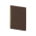 Бизнес тетрадь на гребне А5 "Pragmatic", 60 листов в клетку, темно-коричневый