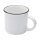 Bari керамическая кружка объемом 240 мл, белый