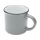 Bari керамическая кружка объемом 240 мл, серый