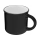 Bari керамическая кружка объемом 240 мл, сплошной черный