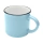 Bari керамическая кружка объемом 240 мл, синий риф