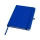 Teak блокнот А5 из переработан. материала в твердой обложке с линован. страницами - Ярко-синий