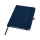 Teak блокнот А5 из переработан. материала в твердой обложке с линован. страницами - Темно - синий