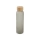 Lume бутылка из матового содово-известкового стекла объемом 500 мл с бамбуковой крышкой - Серый