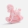 Свеча фигурная «Лошадка-качалка», розовая
