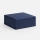 Коробка складная Quadra Fold, темно-синяя
