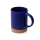 Кружка 450 мл с пробковым дном "Корк & Бон", глубокий синий