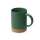 Кружка 450 мл с пробковым дном "Корк & Бон", глубокий зеленый
