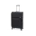 Чемодан TORBER НЕРО, чёрный, переработанный ПЭТ, 48 х 28 х 79 см, 90 л