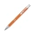 Шариковая ручка Moneta из переработанного алюминия (черные чернила) - Оранжевый