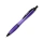 Nash шариковая ручка из переработанного пластика с черной отделкой (черные чернила) - Фиолетовый