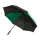 Джефф 30-дюймовый ветрозащитный зонт-трость, зеленый/черный