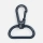 Застежка-карабин Snap Hook, L, темно-синяя