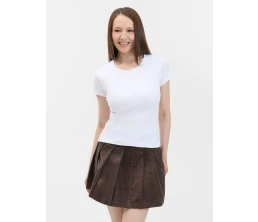 Футболка женская с круглым вырезом Lady 220 белая