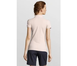 Рубашка поло женская People 210, нежно-розовая