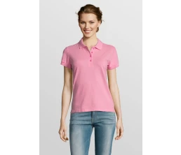 Рубашка поло женская People 210, «розовая орхидея»