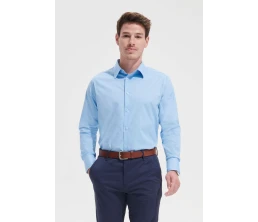 Рубашка мужская с длинным рукавом Brighton, черная