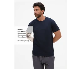 Футболка унисекс Regent 150, темно-синяя (navy)