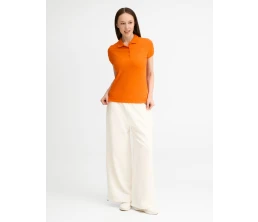 Рубашка поло женская People 210, оранжевая