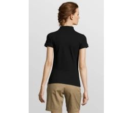 Рубашка поло женская People 210, черная