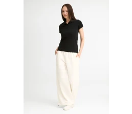 Рубашка поло женская People 210, черная