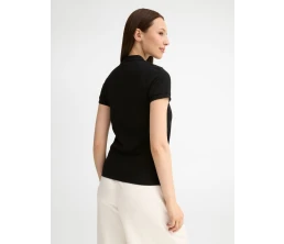Рубашка поло женская People 210, черная