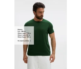 Футболка унисекс Regent 150, темно-зеленая