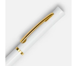 Ручка шариковая Euro Gold, белая
