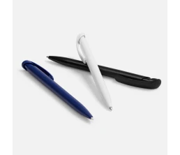 Ручка шариковая Clear Solid, белая