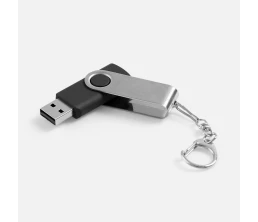 Флешка Twist, черная, 16 Гб