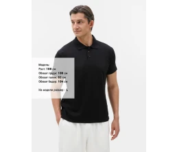 Рубашка поло мужская Prescott Men 170, черная