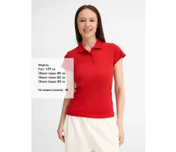 Рубашка поло женская Prescott Women 170, красная