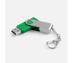 Флешка Twist, зеленая, 8 Гб