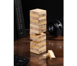 Игра «Деревянная башня мини», неокрашенная
