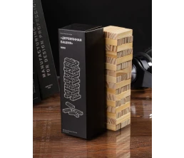 Игра «Деревянная башня мини», неокрашенная