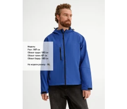 Куртка мужская с капюшоном Replay Men 340, ярко-синяя