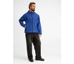 Куртка мужская с капюшоном Replay Men 340, ярко-синяя