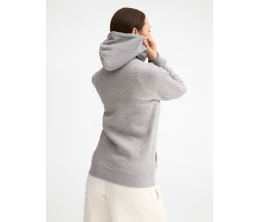 Толстовка женская на молнии с капюшоном Seven Women, серый меланж