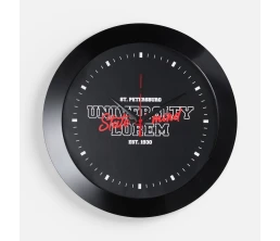 Часы настенные Vivid Large, черные