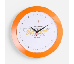 Часы настенные Vivid Large, оранжевые